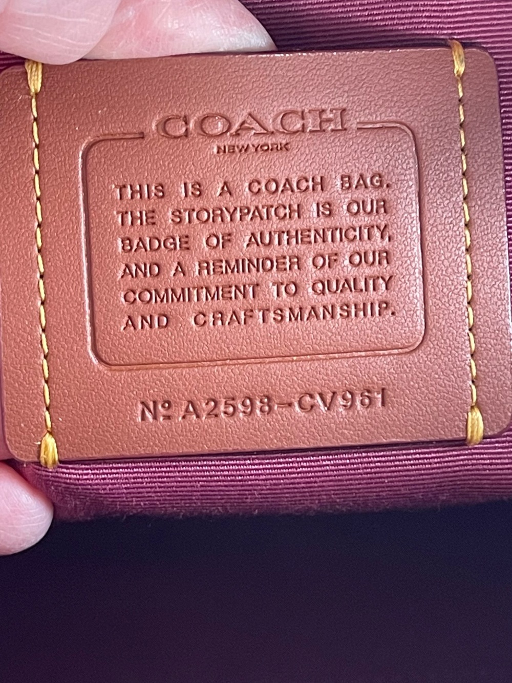 Coach Rowan Satchel in Powder Pink Signature Canvas with Matching Wristlet - Picture 9 of 11